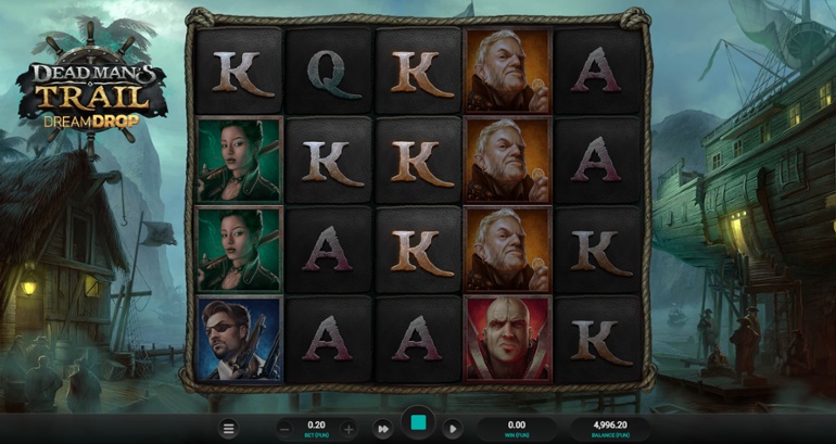 Dead Man's Trail: Dream Drop slot win