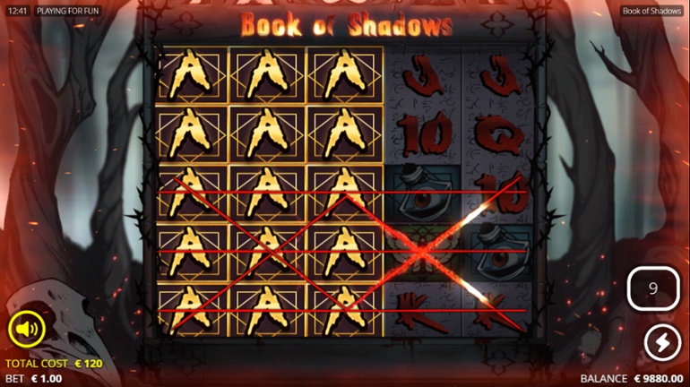 Book of Shadows - Free Spins