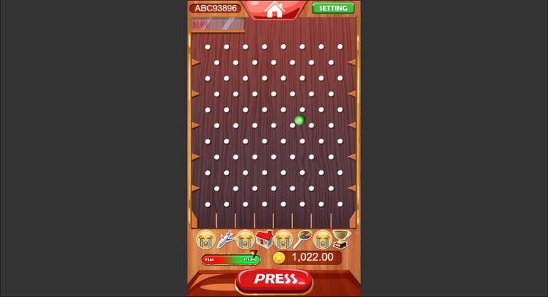 Plinko (Vela Gaming) gameplay