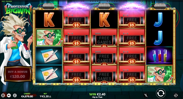 Professor BigWin - Replicating Reels feature