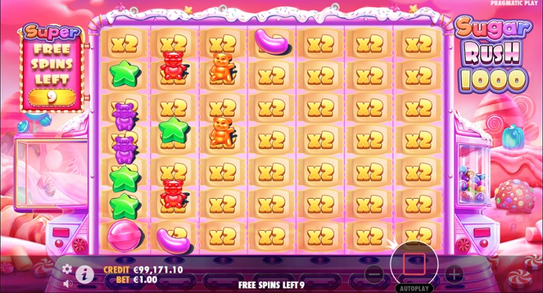 Sugar Rush 1000 - Super Free Spins