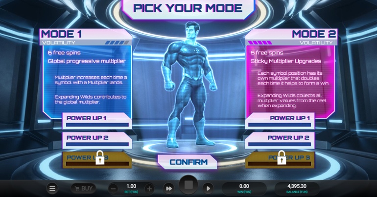 Immortal 5 - Free Spins Mode choice