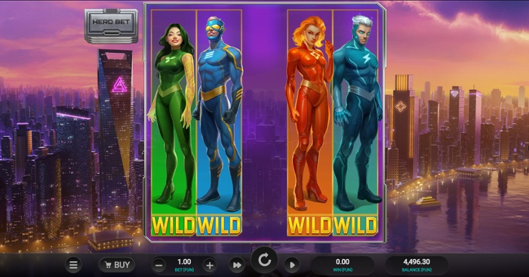 Immortal 5 - Hero Spin bet lost