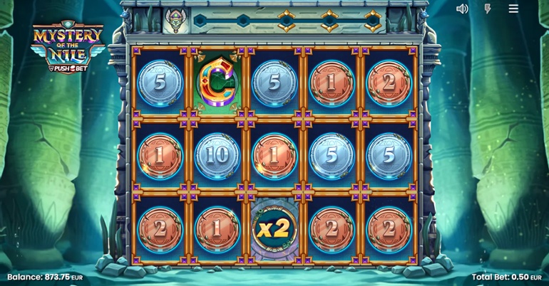 Mystery of the Nile - Pharaoh Reveal feature