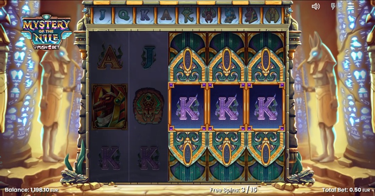 Mystery of the Nile - Bonus Spins feature