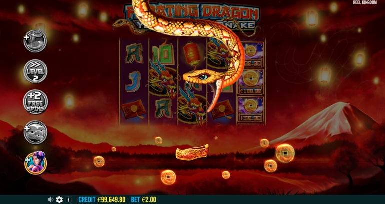 Floating Dragon: Year of the Snake - Free Spins extras