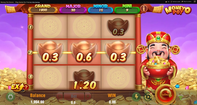 Money Pot slot win
