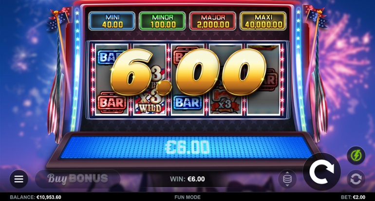 Homeland Fortune 7s Hold and Win base game win