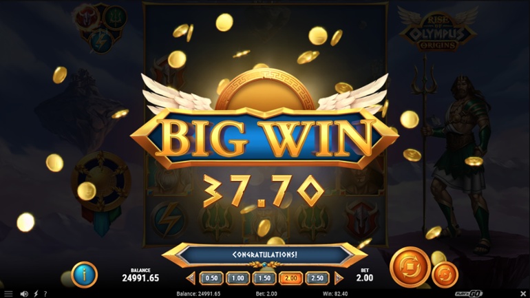 Rise of Olympus Origins - Big Win