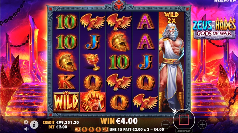 Zeus vs Hades: Gods of War - Expanding Multiplier