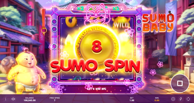 Sumo Baby sumo spin trigger