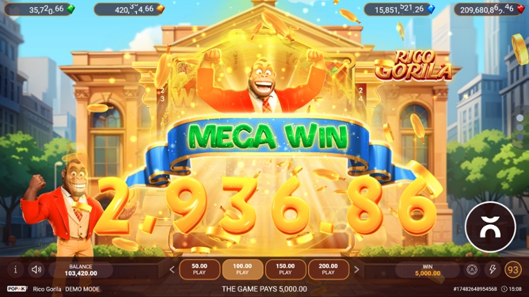 Rico Gorila - Mega Win