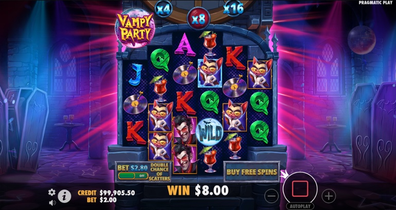 Vampy Party slot win