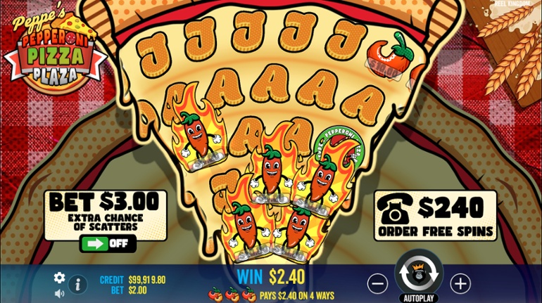 Peppe's Pepperoni Pizza Plaza win