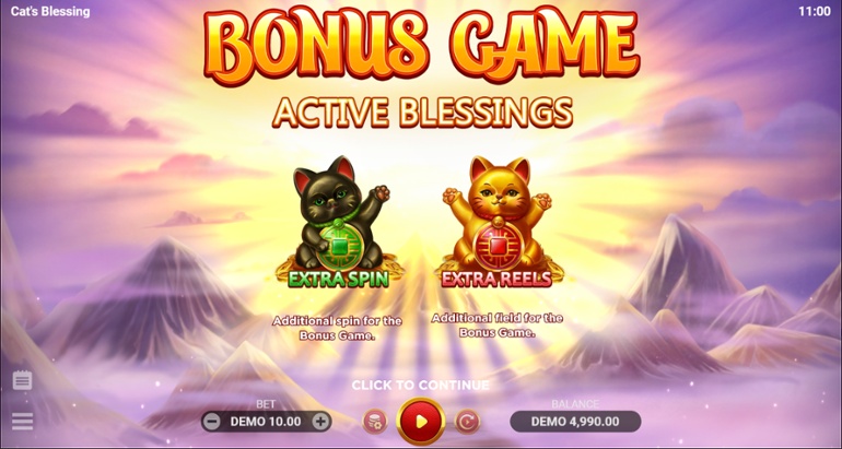 Cat's Blessing - Active Blessings bonus
