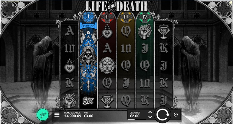 Life and Death - Expanding Multiplier Wild