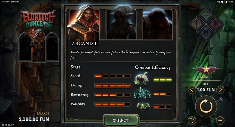 Eldritch Dungeon - Pick your Companion