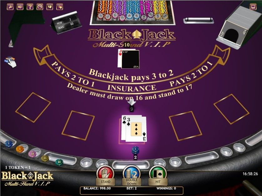 Multi Deck Blackjack con bonos de bienvenida