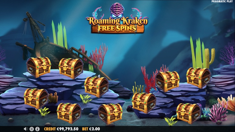 Release the Kraken - Free Spins chests pick