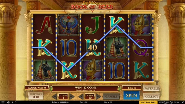 Book of Dead win