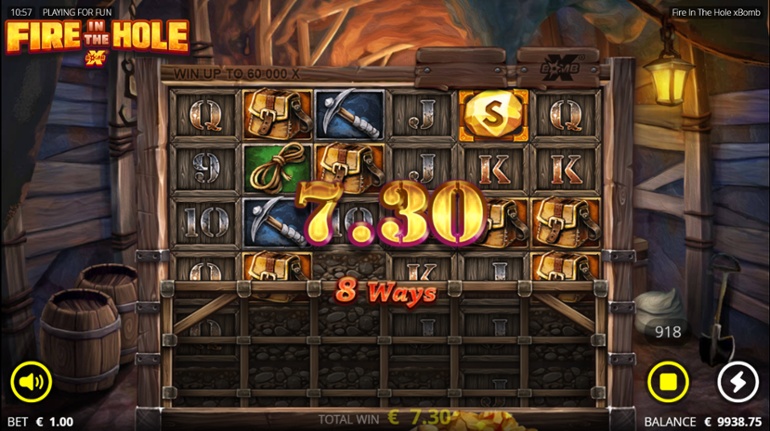 Fire In The Hole slot win