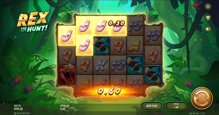 Rex the Hunt slot win