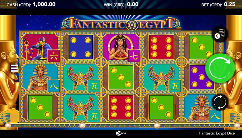 Play Fantastic Egypt Dice in Demo Mode for 100% Free