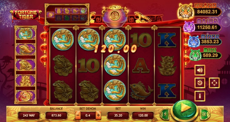 Fortune Tiger slot win