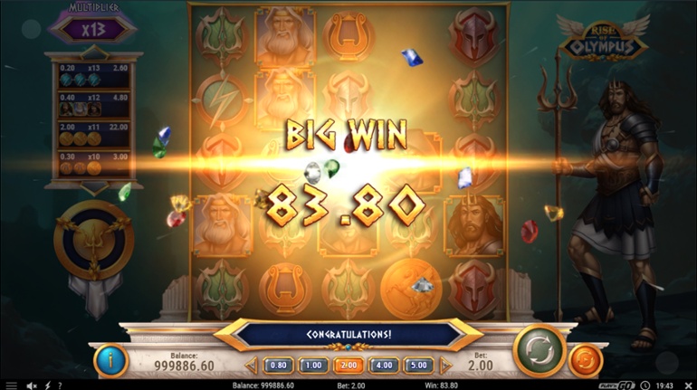 Rise of Olympus big win