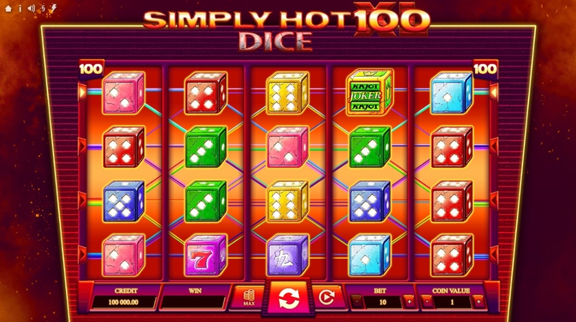 Play Simply Hot XL 100 Dice in Demo Mode for 100% Free
