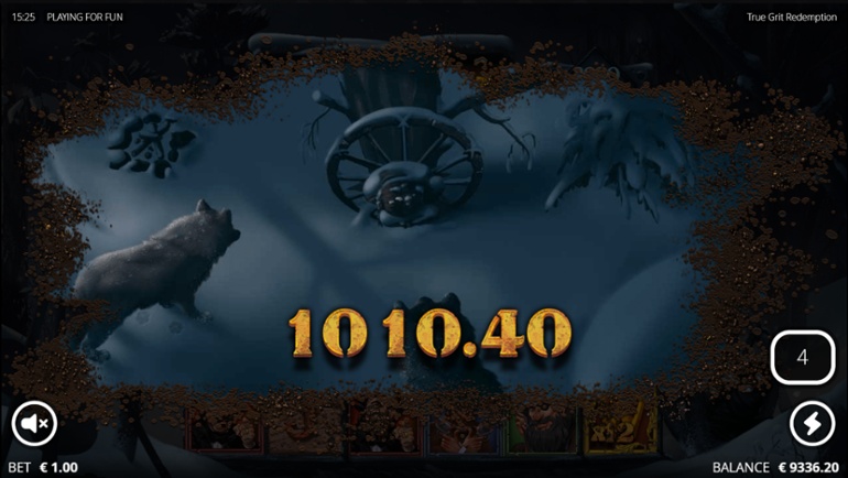 True Grit Redemption - Huge win animation