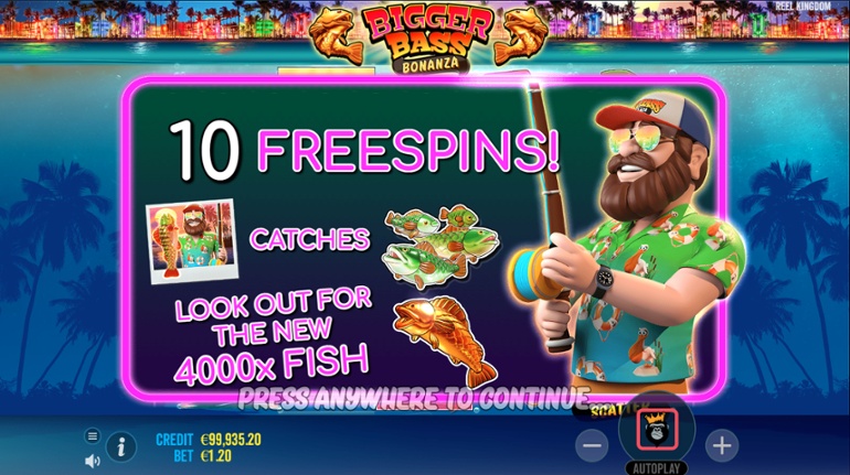 Bigger Bass Bonanza - Free Spins