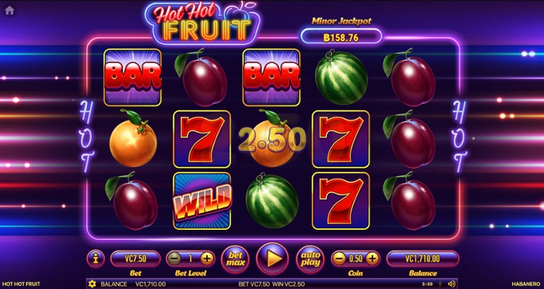 Hot Hot Fruit slot win