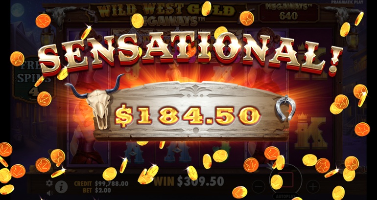 Wild West Gold Megaways - Sensational win