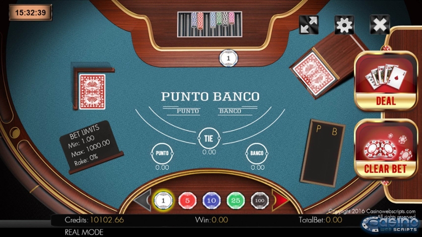 Play Punto Banco in Demo Mode for 100% Free