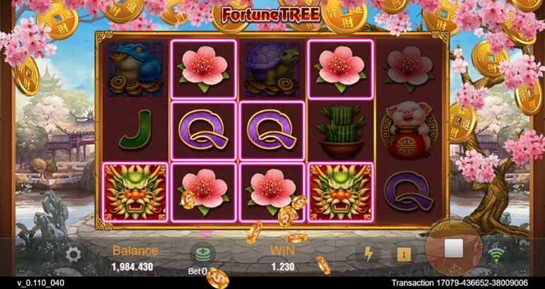 Fortune Tree - Wild symbols win