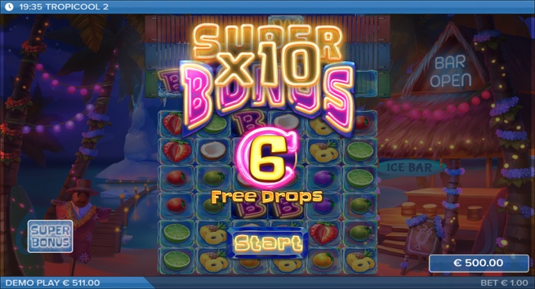Tropicool 2 - Free Drops Won