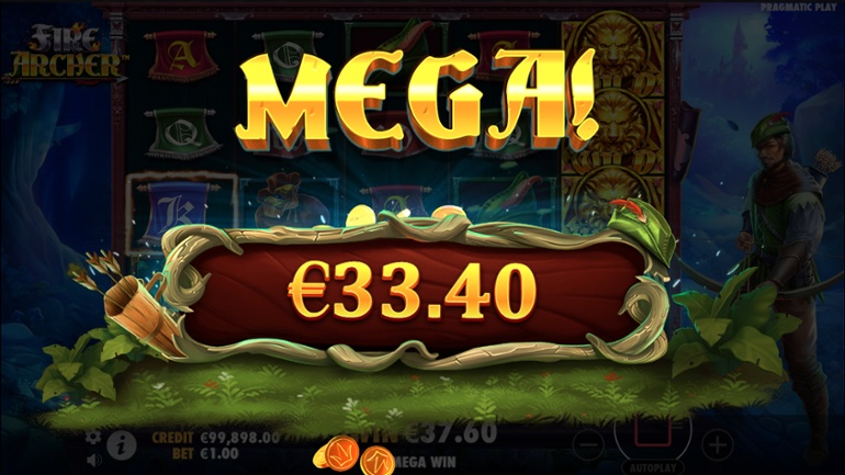 Fire Archer slot Mega Win