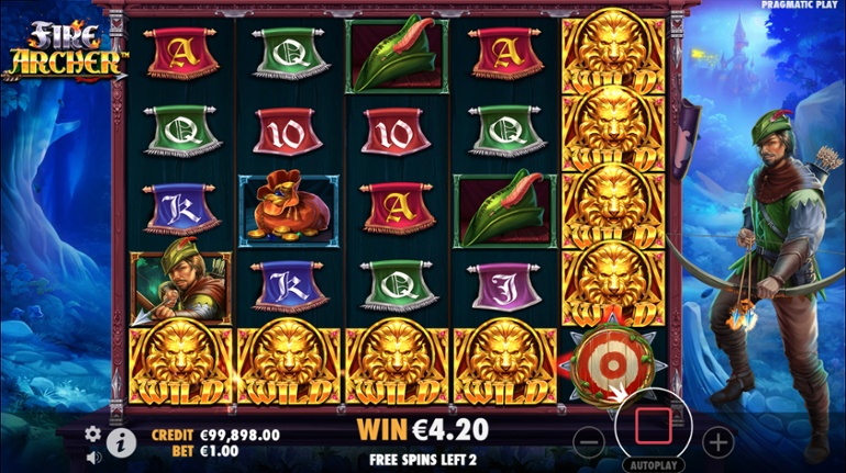 Fire Archer - Roaming Wild Feature