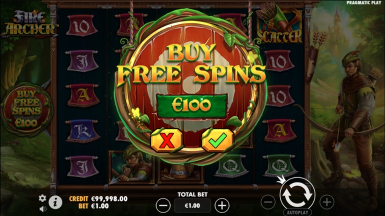 Fire Archer - Bonus Buy Option