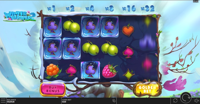 Winter Berries 2 Sticky Symbols