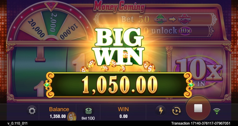 Big Win - Money Coming slot