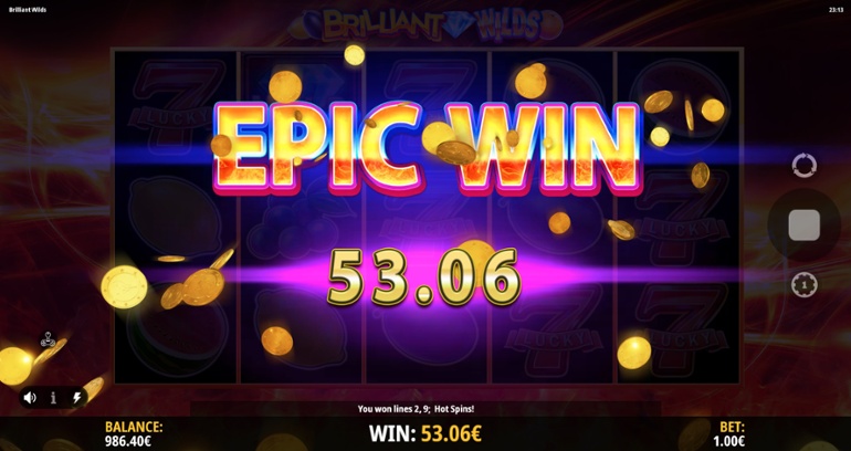 Brilliant Wilds - Epic Win