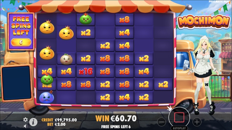 Mochimon slot - Sticky Multipliers