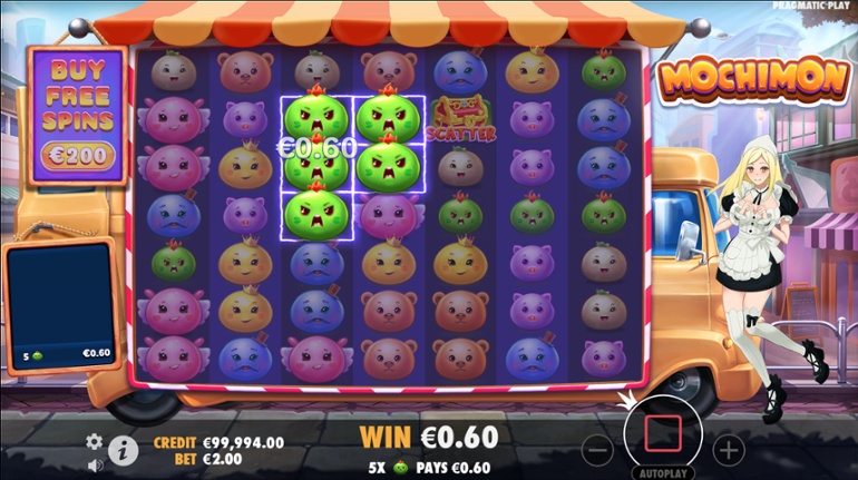 Mochimon Slot Win