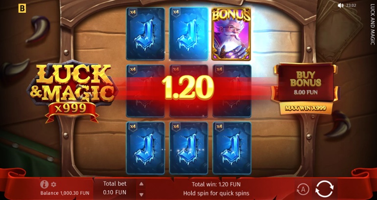 Luck & Magic slot win