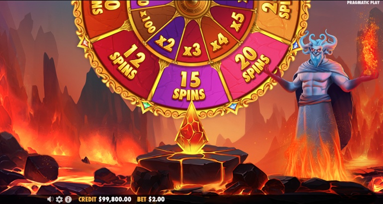 Heroic Spins slot - Free Spins Wheel
