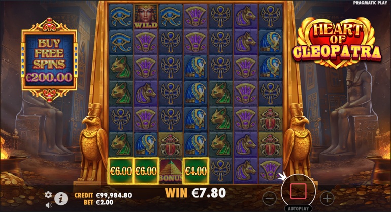 Heart of Cleopatra - Money Spots reward