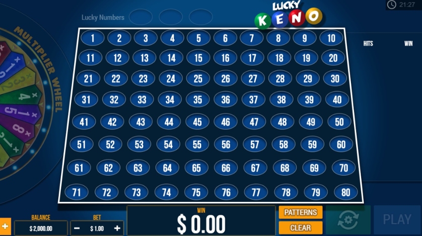 Lucky Keno Demo – Play Casino Game [100% Free]