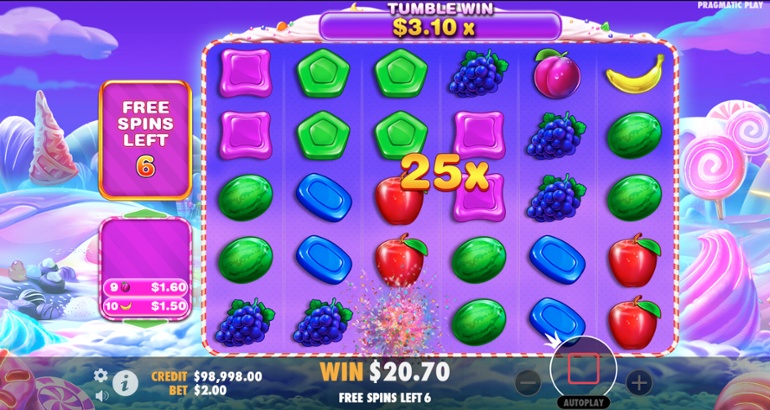 Sweet Bonanza 1000 - Multiplier Win